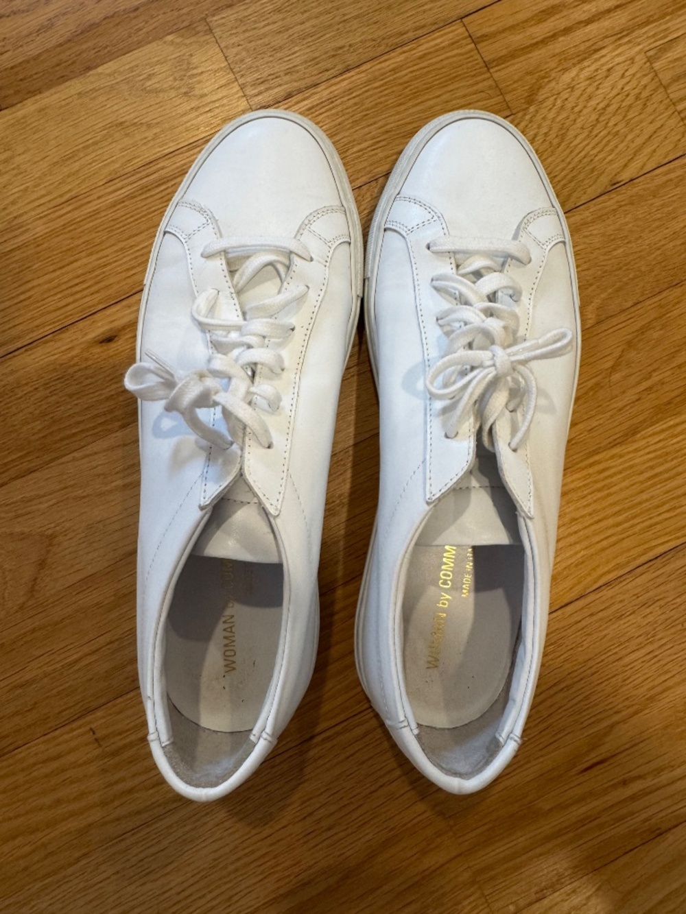 Common Projects Women's Original Achilles Leather Low-Top Sneakers, size 40 (10)
